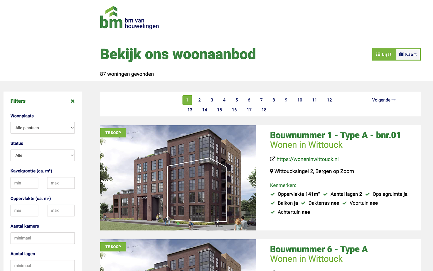 BM woning zoeker